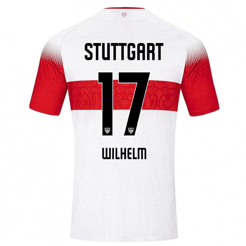 Danxen Hombre Camiseta Julian Wilhelm #17 Blanco Rojo Amarillo 1ª Equipación 2026/27 La Camisa