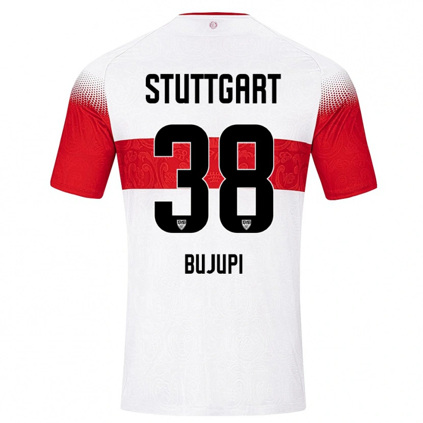 Danxen Hombre Camiseta Eliot Bujupi #38 Blanco Rojo Amarillo 1ª Equipación 2026/27 La Camisa