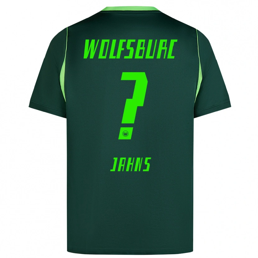 Danxen Hombre Camiseta Stefan Jahns #0 Verde Oscuro Blanco 1ª Equipación 2026/27 La Camisa