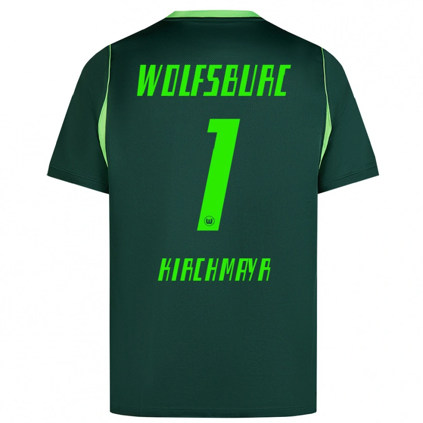 Danxen Hombre Camiseta Juri Kirchmayr #1 Verde Oscuro Blanco 1ª Equipación 2026/27 La Camisa