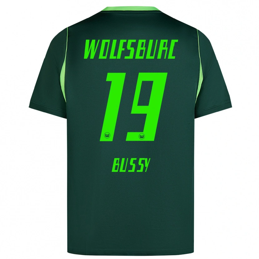 Danxen Hombre Camiseta Kessya Bussy #19 Verde Oscuro Blanco 1ª Equipación 2026/27 La Camisa