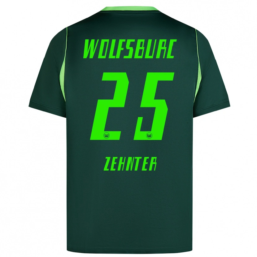 Danxen Hombre Camiseta Aaron Zehnter #25 Verde Oscuro Blanco 1ª Equipación 2026/27 La Camisa