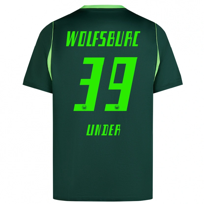 Danxen Hombre Camiseta Sarai Linder #39 Verde Oscuro Blanco 1ª Equipación 2026/27 La Camisa