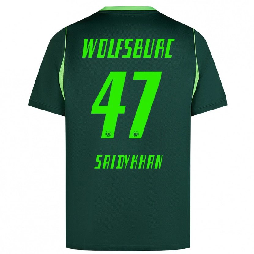 Danxen Hombre Camiseta Ibrahim Saidykhan #47 Verde Oscuro Blanco 1ª Equipación 2026/27 La Camisa