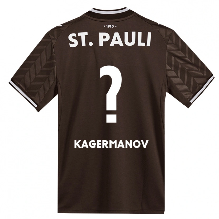 Danxen Hombre Camiseta Muslim Kagermanov #0 Café Blanco 1ª Equipación 2026/27 La Camisa