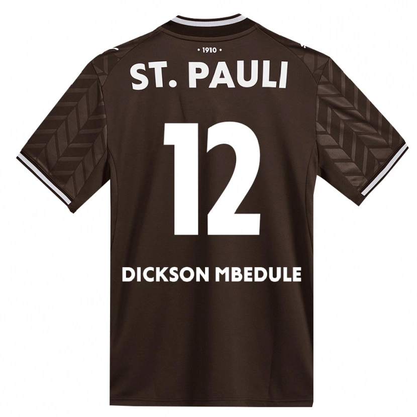 Danxen Hombre Camiseta Amani Dickson Mbedule #12 Café Blanco 1ª Equipación 2026/27 La Camisa