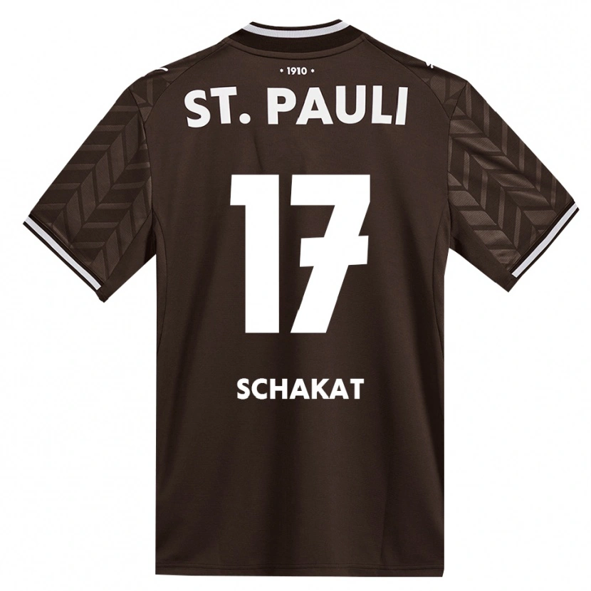 Danxen Hombre Camiseta Julian Schakat #17 Café Blanco 1ª Equipación 2026/27 La Camisa