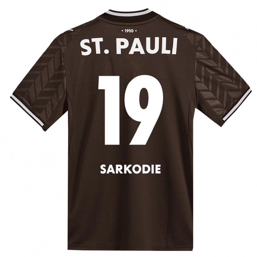Danxen Hombre Camiseta Joel Sarkodie #19 Café Blanco 1ª Equipación 2026/27 La Camisa