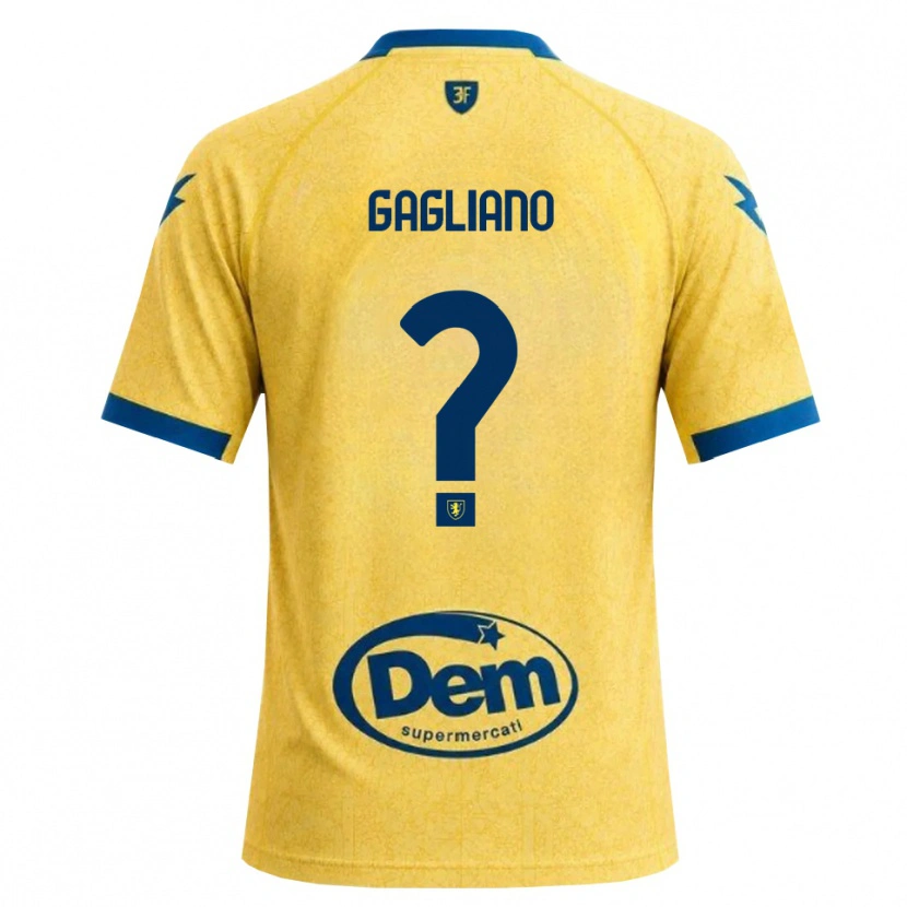 Danxen Hombre Camiseta Mattia Gagliano #0 Caqui Negro Azul 1ª Equipación 2026/27 La Camisa