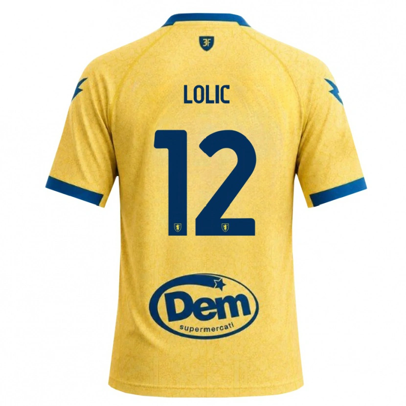 Danxen Hombre Camiseta Eldin Lolic #12 Caqui Negro Azul 1ª Equipación 2026/27 La Camisa
