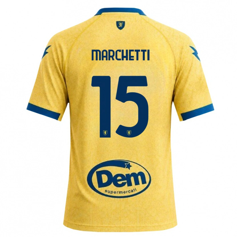 Danxen Hombre Camiseta Matteo Marchetti #15 Caqui Negro Azul 1ª Equipación 2026/27 La Camisa