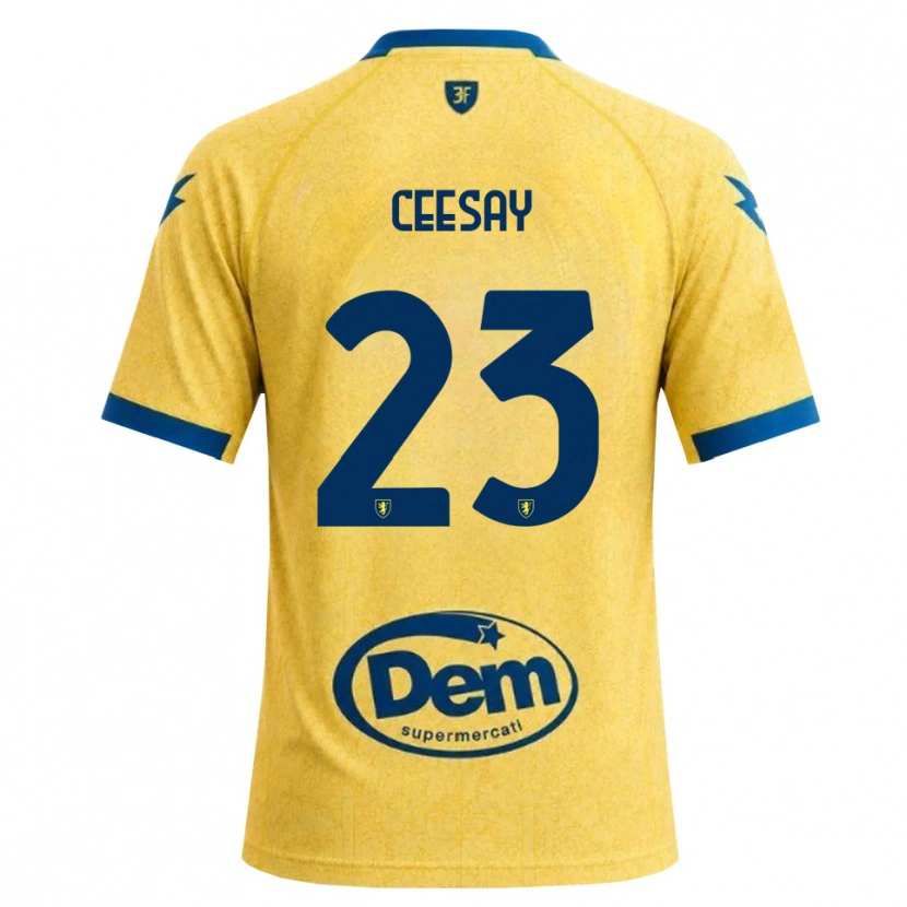 Danxen Hombre Camiseta Abubacar Ceesay #23 Caqui Negro Azul 1ª Equipación 2026/27 La Camisa