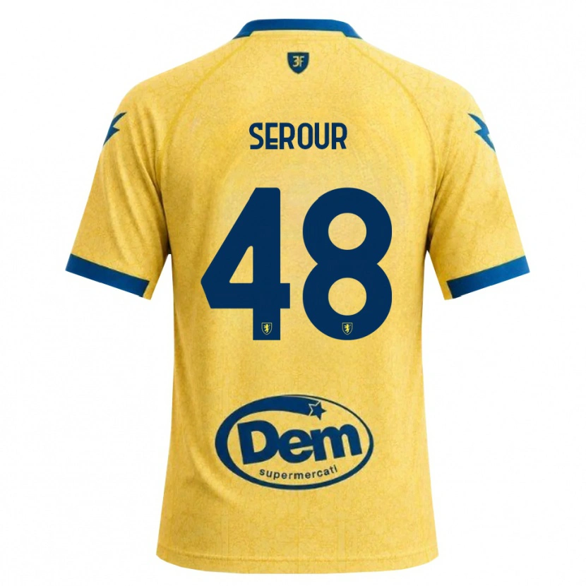 Danxen Hombre Camiseta Mohamed Serour #48 Caqui Negro Azul 1ª Equipación 2026/27 La Camisa