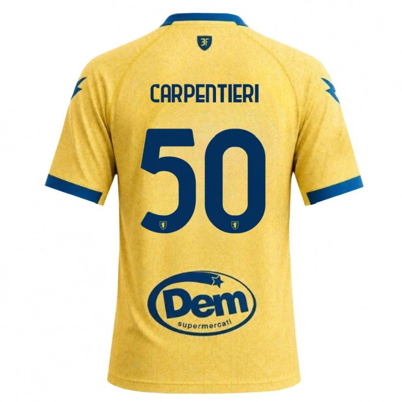 Danxen Hombre Camiseta Christian Carpentieri #50 Caqui Negro Azul 1ª Equipación 2026/27 La Camisa