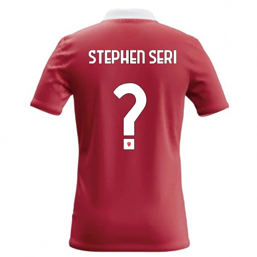 Danxen Hombre Camiseta Ange Stephen Seri #0 Rojo Blanco 1ª Equipación 2026/27 La Camisa
