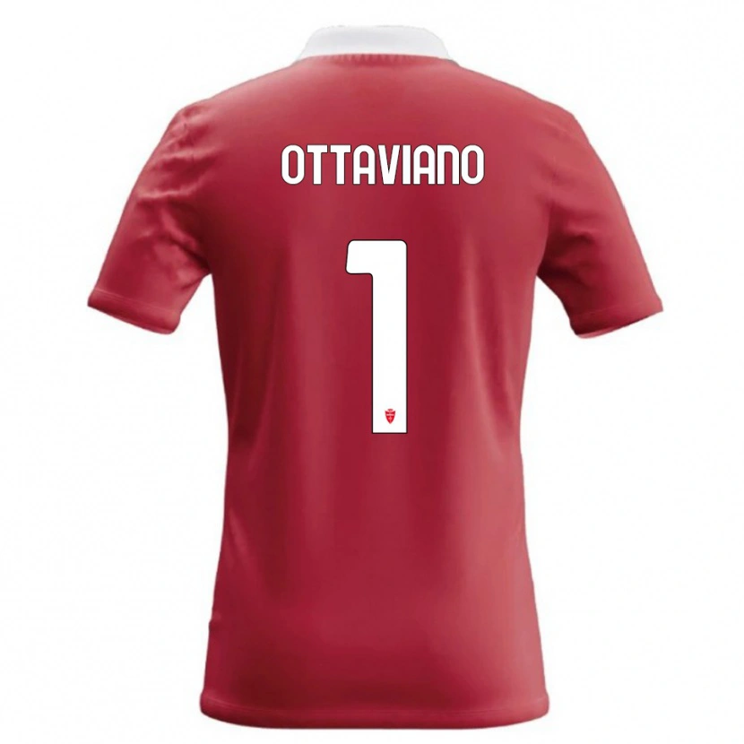 Danxen Hombre Camiseta Alessandro Ottaviano #1 Rojo Blanco 1ª Equipación 2026/27 La Camisa