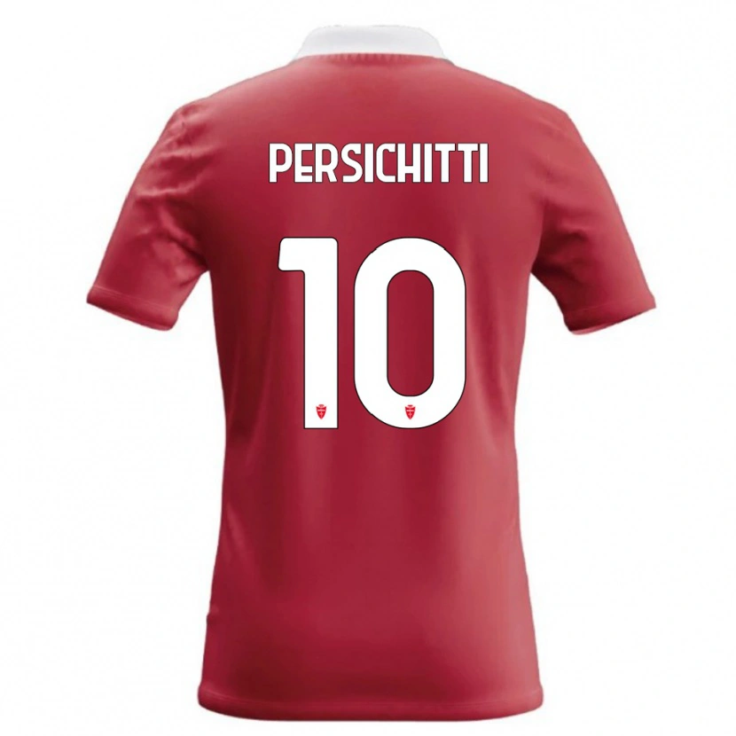 Danxen Hombre Camiseta Matteo Persichitti #10 Rojo Blanco 1ª Equipación 2026/27 La Camisa