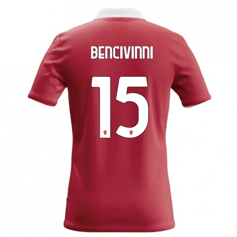 Danxen Hombre Camiseta Boris Bencivinni #15 Rojo Blanco 1ª Equipación 2026/27 La Camisa