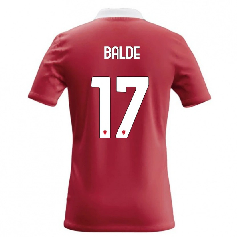 Danxen Hombre Camiseta Keita Baldé #17 Rojo Blanco 1ª Equipación 2026/27 La Camisa