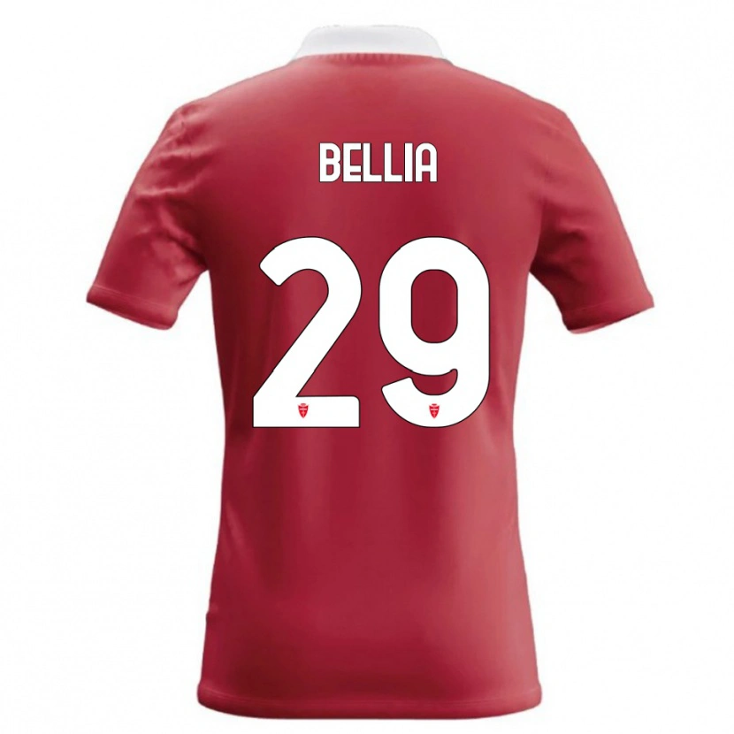 Danxen Hombre Camiseta Edoardo Bellia #29 Rojo Blanco 1ª Equipación 2026/27 La Camisa