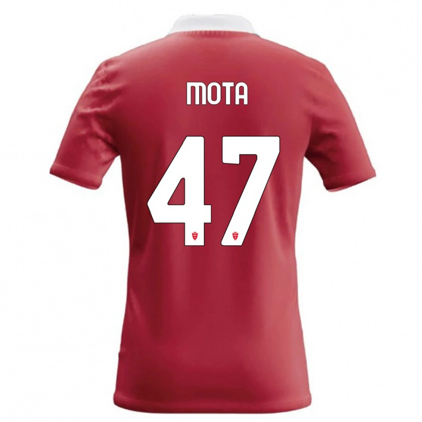 Danxen Hombre Camiseta Dany Mota #47 Rojo Blanco 1ª Equipación 2026/27 La Camisa