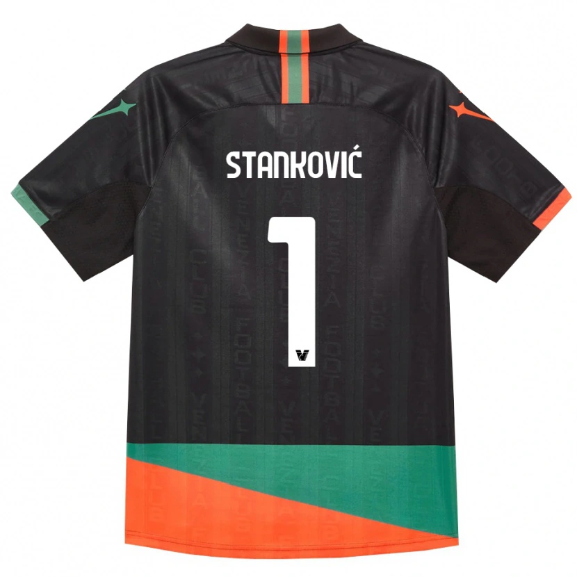 Danxen Hombre Camiseta Filip Stanković #1 Negro Naranja Verde 1ª Equipación 2026/27 La Camisa
