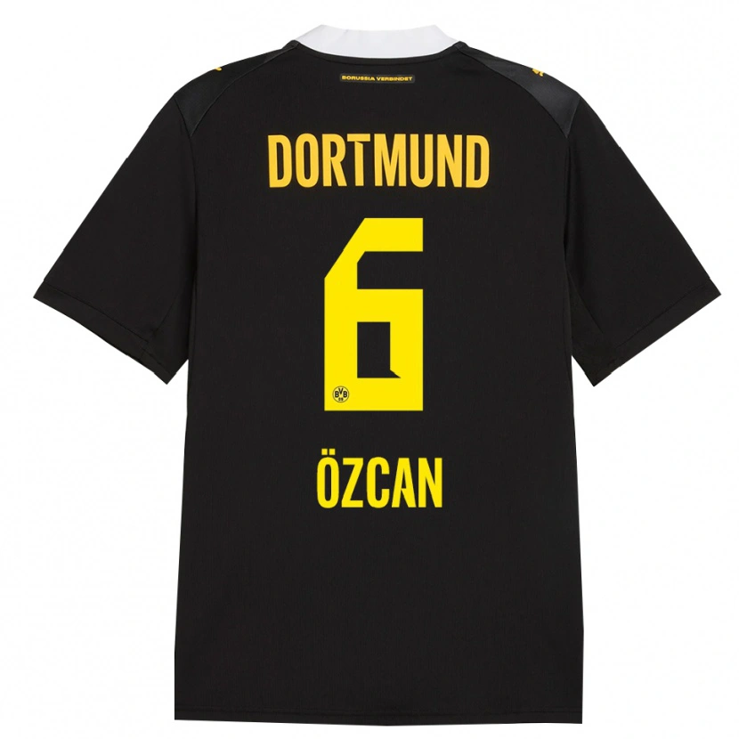 Danxen Hombre Camiseta Salih Ozcan #6 Negro Rojo Amarillo 2ª Equipación 2026/27 La Camisa