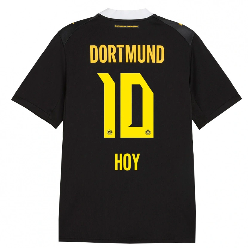 Danxen Hombre Camiseta Justin Hoy #10 Negro Rojo Amarillo 2ª Equipación 2026/27 La Camisa