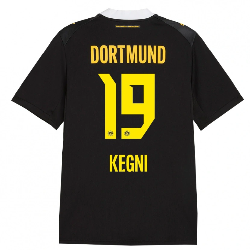Danxen Hombre Camiseta Pharell Kegni #19 Negro Rojo Amarillo 2ª Equipación 2026/27 La Camisa