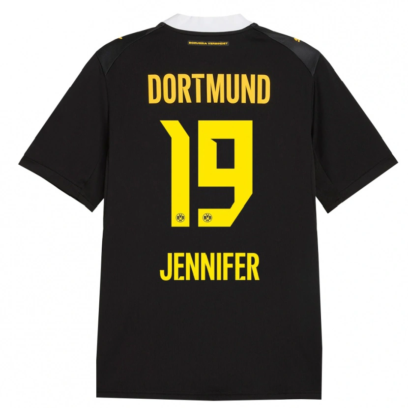 Danxen Hombre Camiseta Gutierrez Bermejo Jennifer #19 Negro Rojo Amarillo 2ª Equipación 2026/27 La Camisa