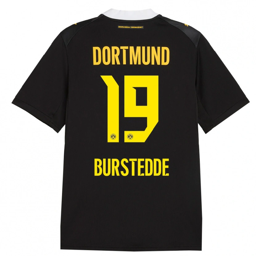 Danxen Hombre Camiseta Joshua Burstedde #19 Negro Rojo Amarillo 2ª Equipación 2026/27 La Camisa
