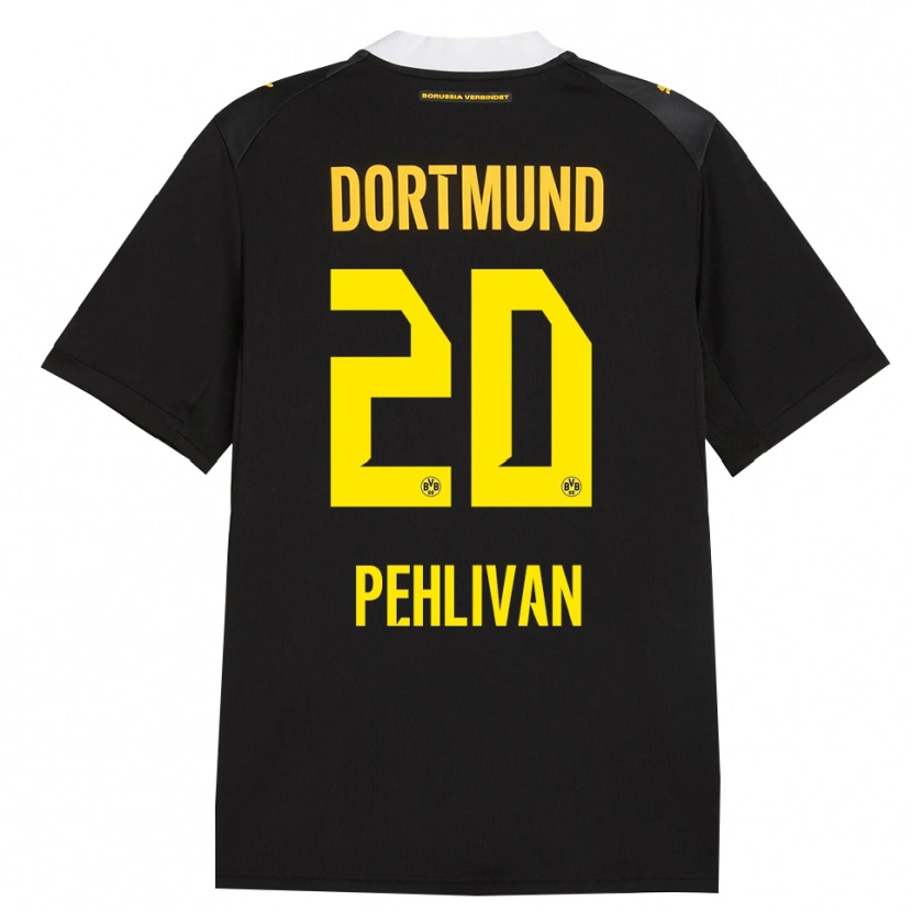 Danxen Hombre Camiseta Miran Pehlivan #20 Negro Rojo Amarillo 2ª Equipación 2026/27 La Camisa