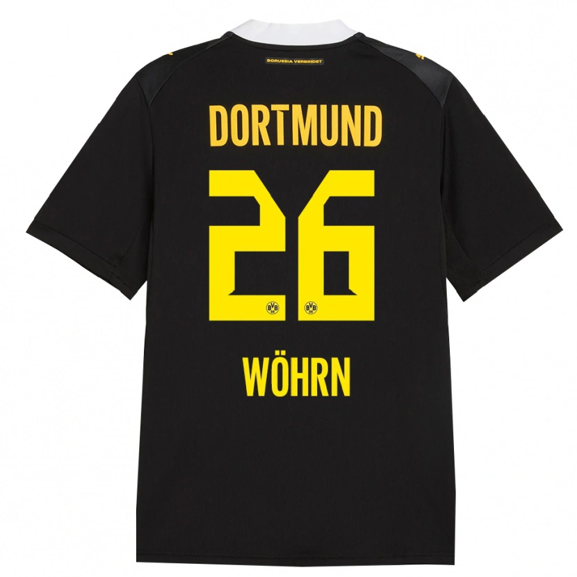 Danxen Hombre Camiseta Yasu Wöhrn #26 Negro Rojo Amarillo 2ª Equipación 2026/27 La Camisa