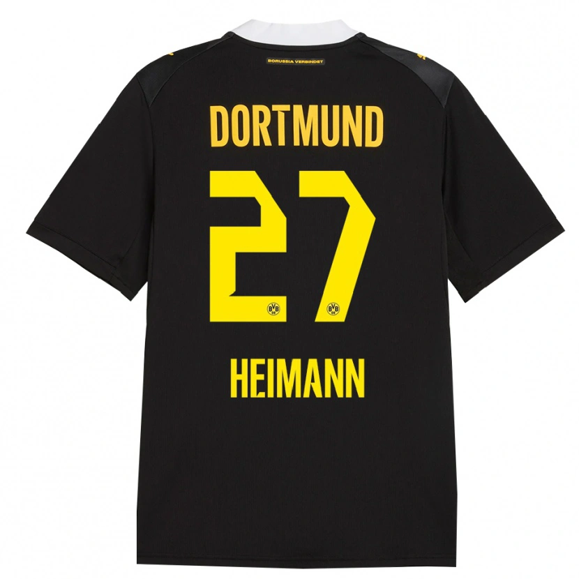 Danxen Hombre Camiseta Wesley Heimann #27 Negro Rojo Amarillo 2ª Equipación 2026/27 La Camisa