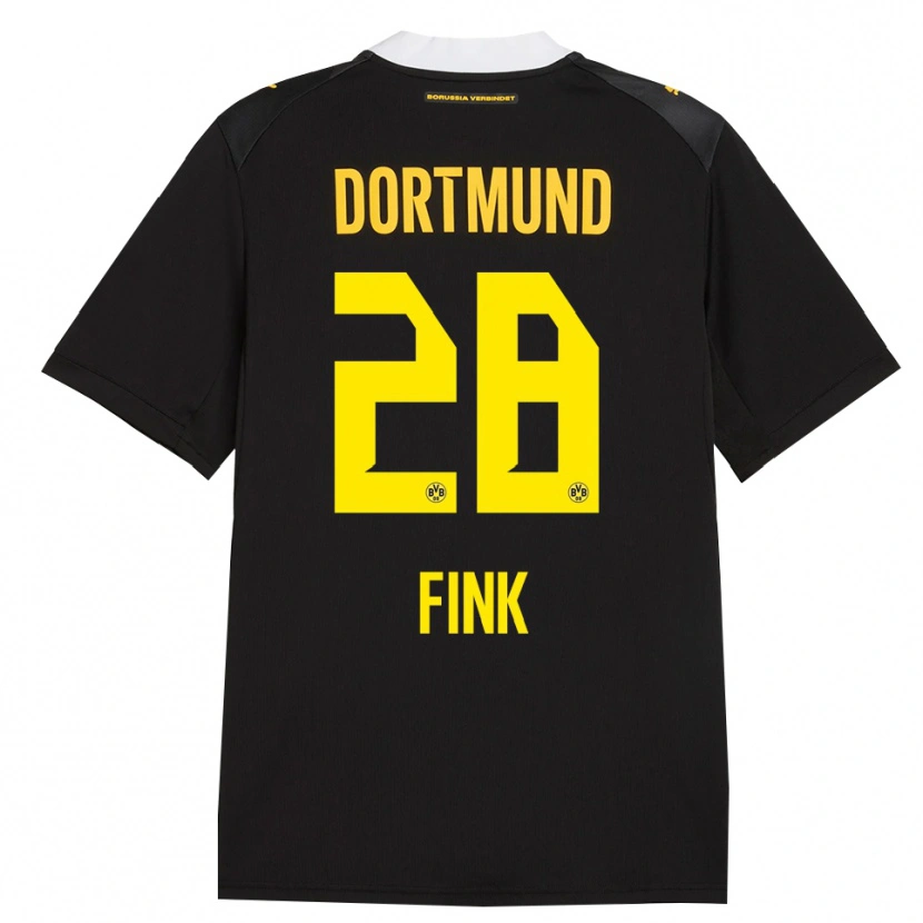 Danxen Hombre Camiseta Bradley Fink #28 Negro Rojo Amarillo 2ª Equipación 2026/27 La Camisa