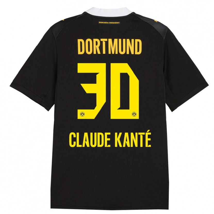 Danxen Hombre Camiseta Liam Claude Kanté #30 Negro Rojo Amarillo 2ª Equipación 2026/27 La Camisa