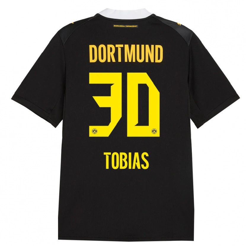 Danxen Hombre Camiseta Vogt Tobias #30 Negro Rojo Amarillo 2ª Equipación 2026/27 La Camisa