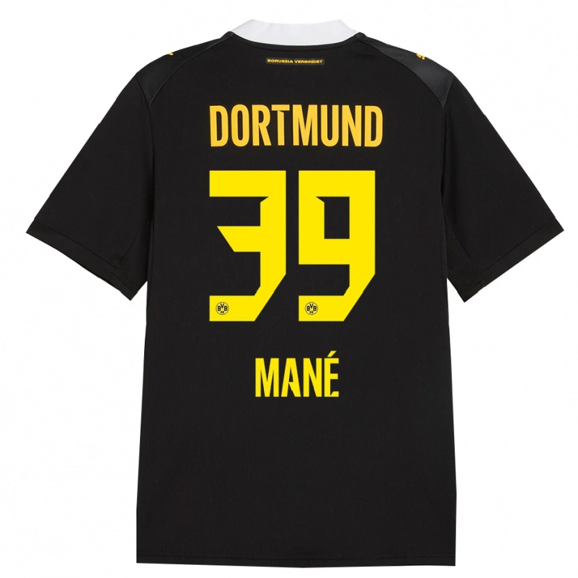 Danxen Hombre Camiseta Filippo Mane #39 Negro Rojo Amarillo 2ª Equipación 2026/27 La Camisa