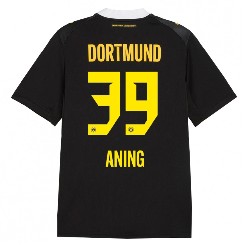 Danxen Hombre Camiseta Prince Aning #39 Negro Rojo Amarillo 2ª Equipación 2026/27 La Camisa