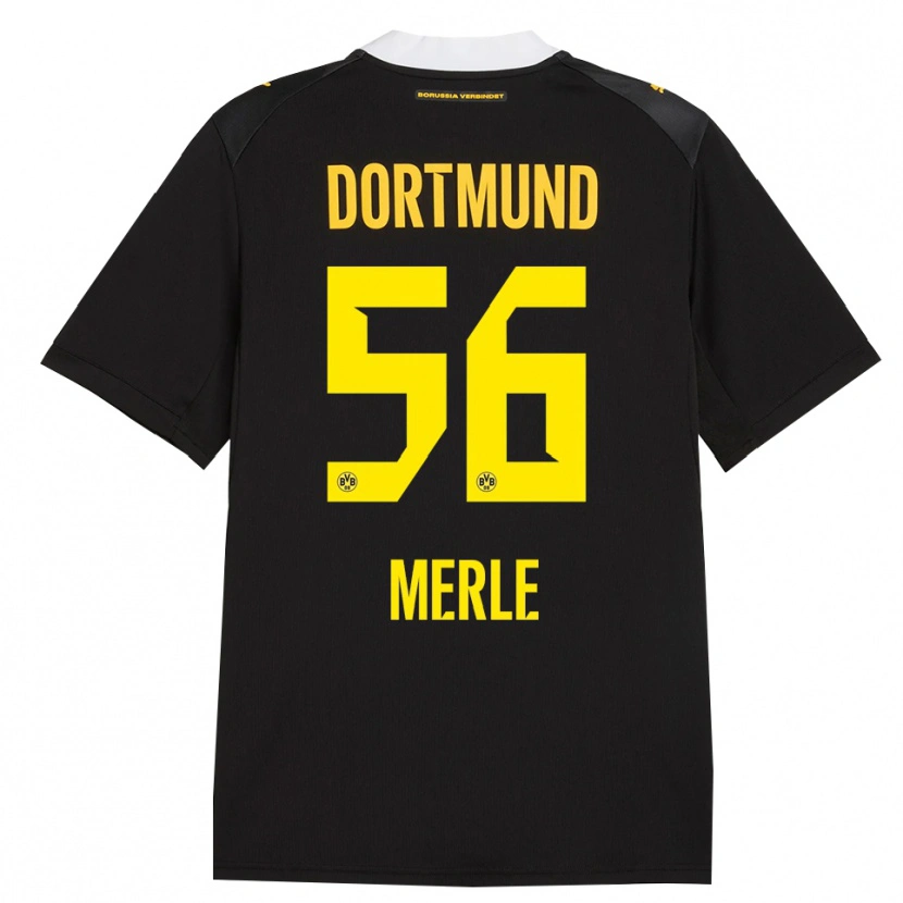 Danxen Hombre Camiseta Albers Merle #56 Negro Rojo Amarillo 2ª Equipación 2026/27 La Camisa