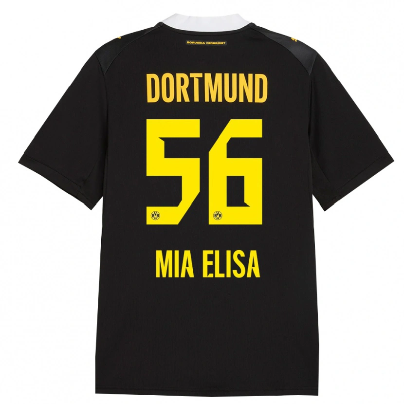 Danxen Hombre Camiseta Bomnuter Mia Elisa #56 Negro Rojo Amarillo 2ª Equipación 2026/27 La Camisa