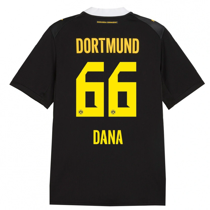 Danxen Hombre Camiseta Bleckmann Dana #66 Negro Rojo Amarillo 2ª Equipación 2026/27 La Camisa