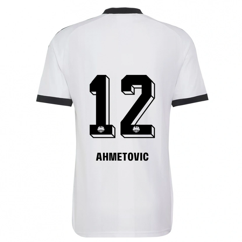 Danxen Hombre Camiseta Marko Ahmetovic #12 Blanco Negro 2ª Equipación 2026/27 La Camisa