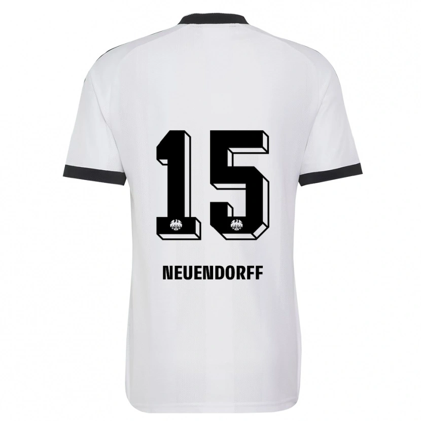 Danxen Hombre Camiseta Nilo Neuendorff #15 Blanco Negro 2ª Equipación 2026/27 La Camisa