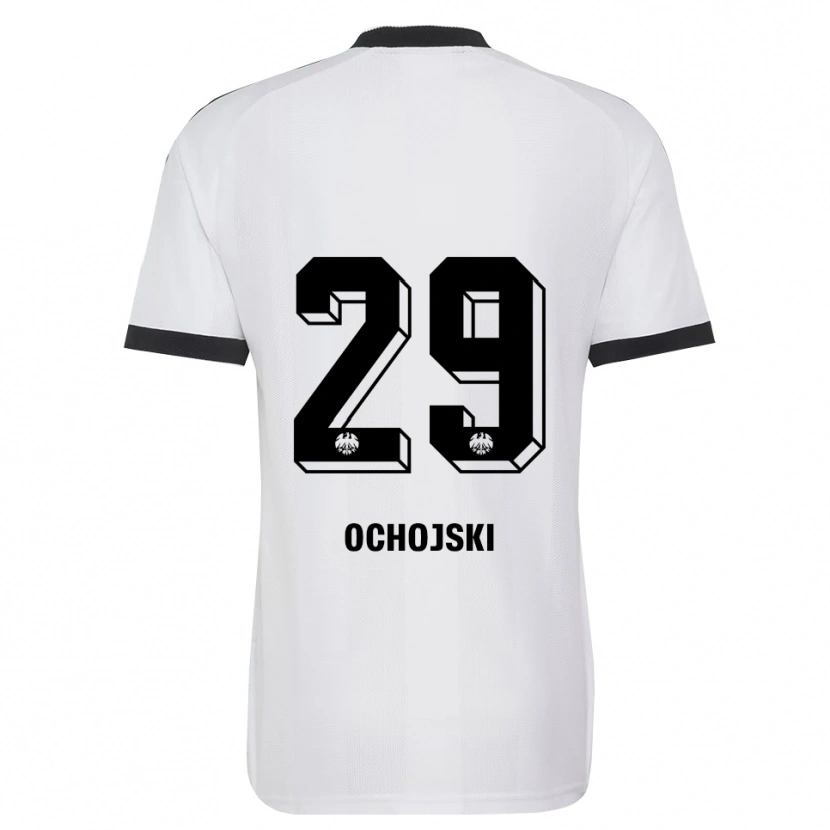 Danxen Hombre Camiseta Nico Ochojski #29 Blanco Negro 2ª Equipación 2026/27 La Camisa