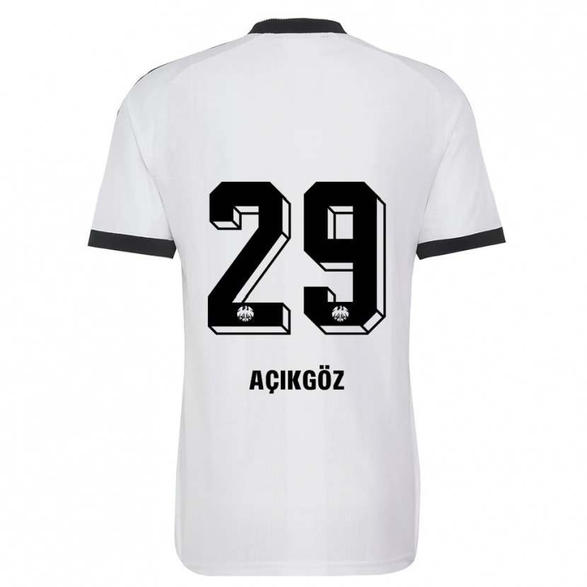Danxen Hombre Camiseta Dilara Açıkgöz #29 Blanco Negro 2ª Equipación 2026/27 La Camisa