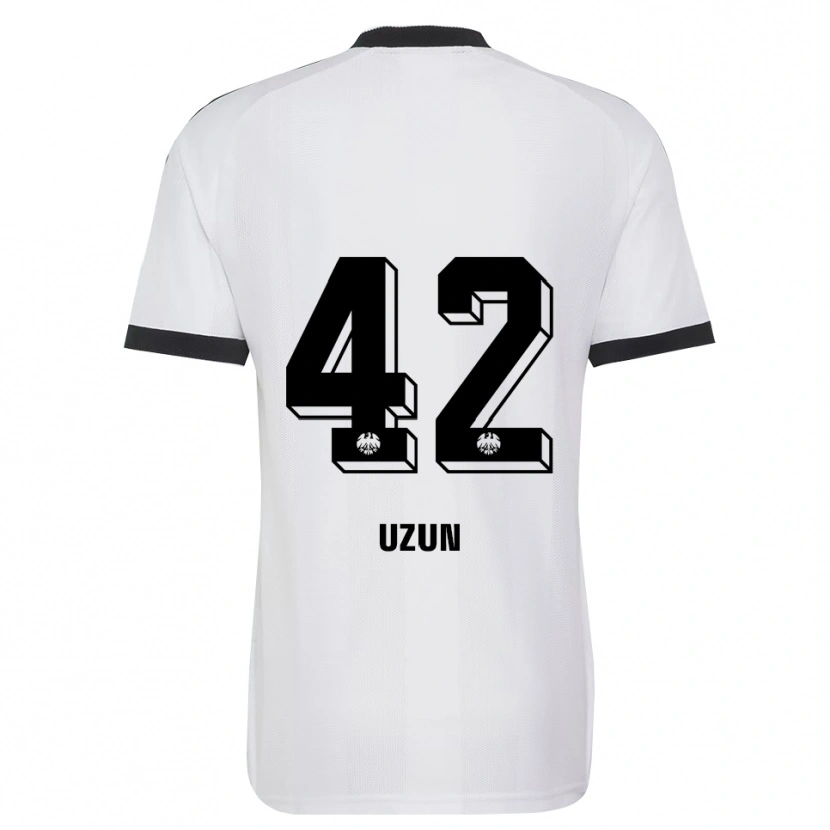 Danxen Hombre Camiseta Can Uzun #42 Blanco Negro 2ª Equipación 2026/27 La Camisa
