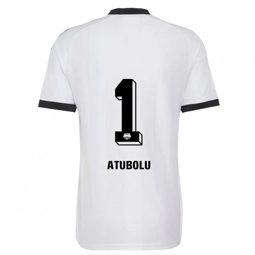 Danxen Hombre Camiseta Noah Atubolu #1 Blanco Negro 2ª Equipación 2026/27 La Camisa