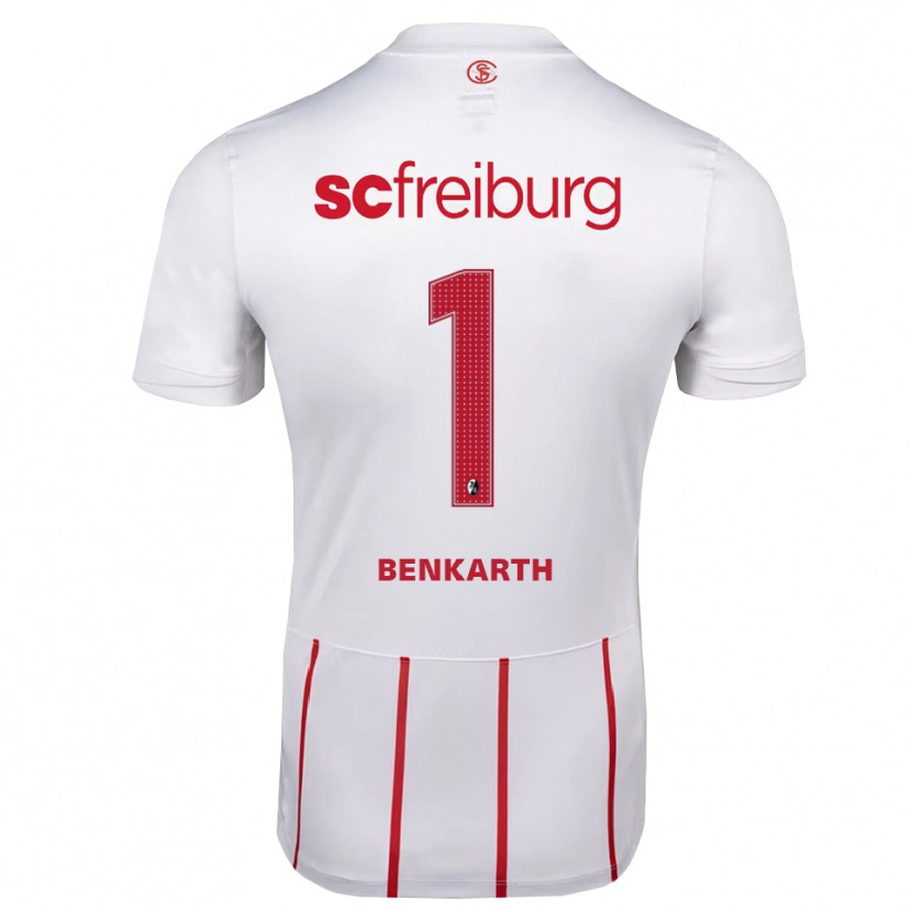 Danxen Hombre Camiseta Laura Benkarth #1 Blanco Rojo Amarillo 2ª Equipación 2026/27 La Camisa