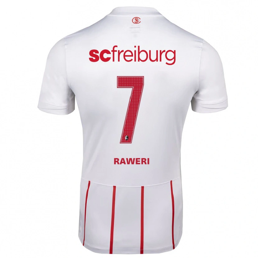 Danxen Hombre Camiseta Krish Raweri #7 Blanco Rojo Amarillo 2ª Equipación 2026/27 La Camisa